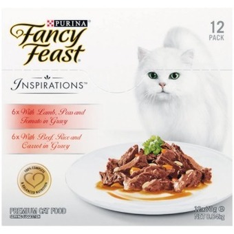 Woolworths Fancy feast inspirations pk 12 x 70g offer