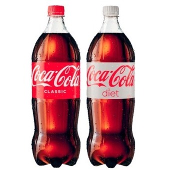 Coles Coca-cola, fanta or sprite soft drink 1.25 litre offer