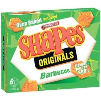 Coles Arnott's shapes crackers 130g-190g offer