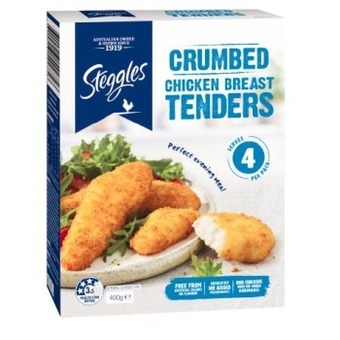 Coles Steggles chicken tenders 400g offer