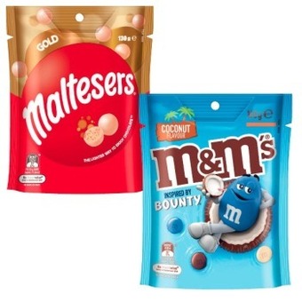 Coles Mars m&m's, maltesers or pods 120g-180g offer