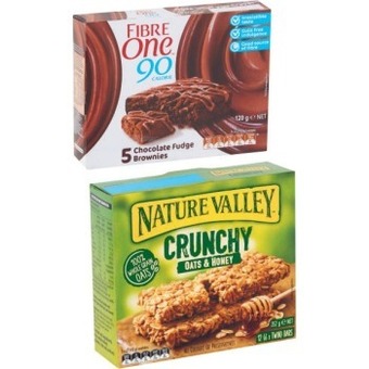 Coles Nature valley bars 210g-252g or fibre one bars or snacks 92g-120g offer