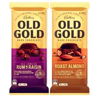 Coles Cadbury old gold block chocolate 165g-180g offer