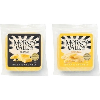 Coles Mersey valley cheddar cheese 235g offer