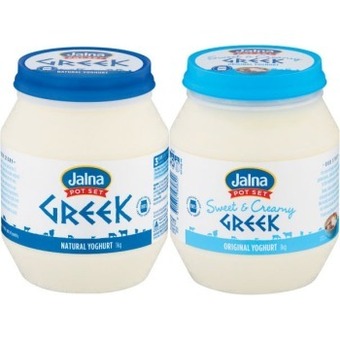 Coles Jalna greek yoghurt 1kg offer
