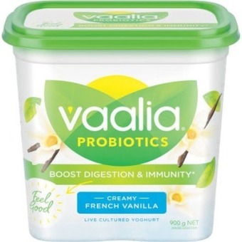 Coles Vaalia probiotics yoghurt 900g offer