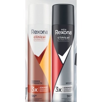 Coles Rexona clinical protection antiperspirant aerosol deodorant 180ml offer