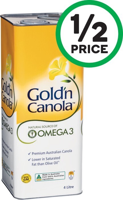 Goldu2019n Canola Oil 4 Litre Offer At Woolworths