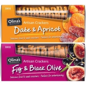 Coles Olina's artisan crackers 100g offer