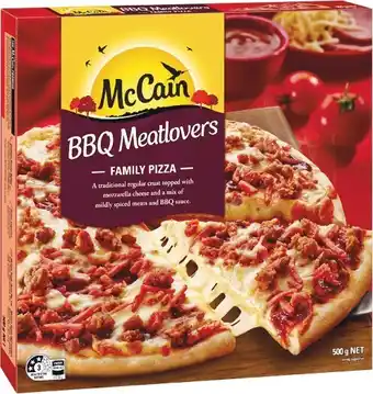 Woolworths McCain Family Pizza 500g u2013 From the Freezer offer