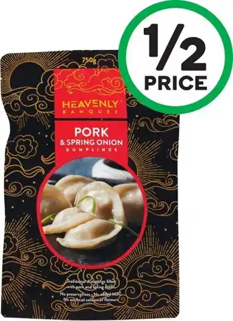 Heavenly Banquet Dumplings 500-750g u2013 From the Freezer