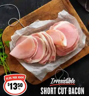 Ritchies Irresistible Short Cut Bacon offer
