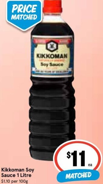 Ritchies Kikkoman Soy Sauce 1 Litre offer