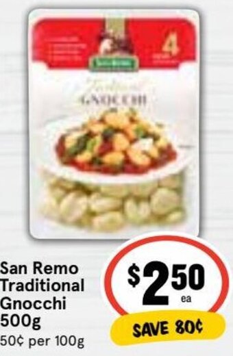 San Remo Traditional Gnocchi 500g