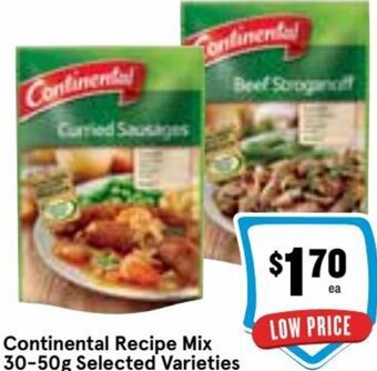 Ritchies Continental Recipe Mix 30-50g offer