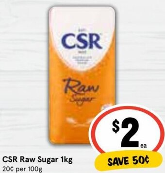 Ritchies CSR Raw Sugar 1kg offer