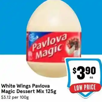 Ritchies White Wings Pavlova Magic Dessert Mix 125g offer