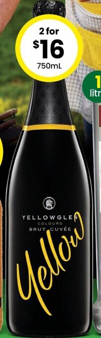 The Bottle O Yellowglen Colours Sparkling NV Range 750ml offer