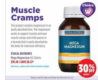 Wizard Pharmacy Ethical nutrients mega magnesium offer