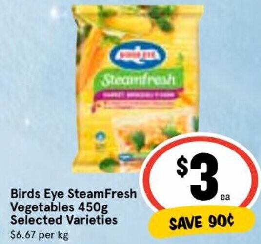Birds Eye SteamFresh Vegetables 450g offer at Ritchies
