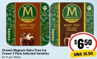 Ritchies Streets Magnum Dairy Free Ice Cream 3 Pack offer