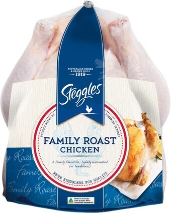 Steggles Family Roast Whole Chicken u2013 From the Meat Dept