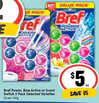 Bref Power, Blue Active or Scent Switch 2 pack