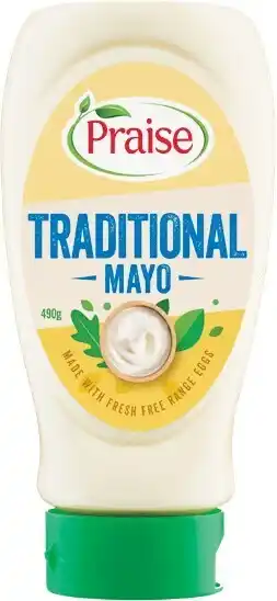 Praise Traditional Mayonnaise 490-555g