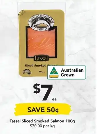 Drakes Tassal Sliced Smoked Salmon 100g offer