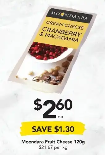 Drakes Moondara Fruit Cheese 120g offer
