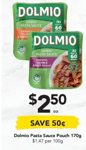 Drakes Dolmio Pasta Sauce Pouch 170g offer