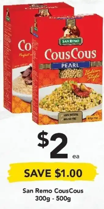 Drakes San Remo CousCous 300g-500g offer
