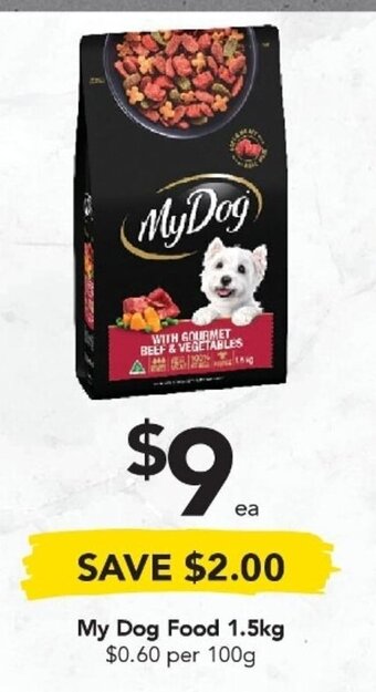 Drakes My Dog Food 1.5kg offer