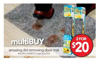 Amazing Dirt Removing Door Mat 46x70cm