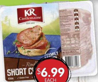 Spudshed KRC Bacon Short Cut Rindless 630g offer