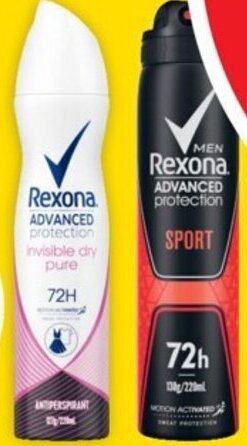Coles Rexona Antiperspirant Aerosol Deodorant 220ml offer