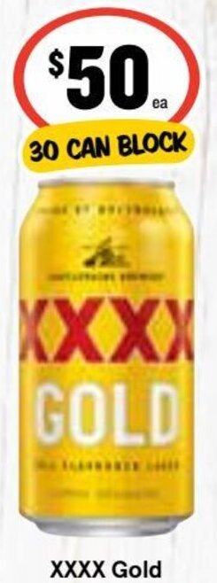 Ritchies XXXX Gold offer