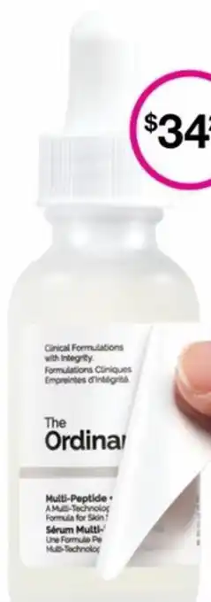 Priceline The Ordinary Multi-Peptide + HA Serum offer