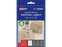 Officeworks Avery Shipping Labels A6 Kraft 20 Pack offer