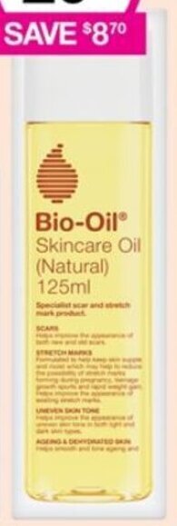 Priceline Bio-Oil Skincare Oil (Natural) 125ml offer