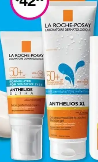 Priceline La Roche-Posay Anthelios Ultra Non Perfumed Cream, Wet Skin Gel offer