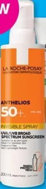 Priceline La Roche-Posay Invisible Spray UVA/UVB Broad Spectrum Sunscreen 200ml offer
