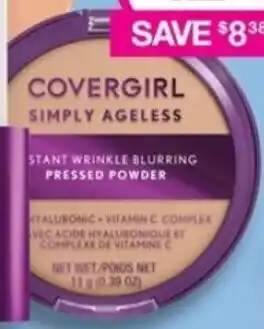 Priceline Covergirl Simply Ageless Instant Wrinkle Blurring Pressed Powder offer