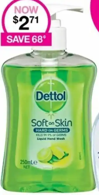 Priceline Dettol Liquid Hand Wash 250ml offer