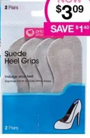 Priceline Priceline Suede Heel Grips 2 Pairs offer