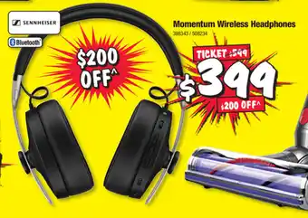 JB Hi-Fi Momentum Wireless Headphones offer