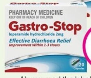 Priceline Gastro-Stop Loperamide Hydrochloride 2mg 20 Capsules offer