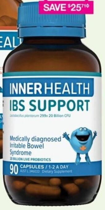 Priceline Inner Health IBS Support 90 Capsules offer