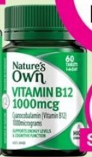 Priceline Nature's Own Vitamin B12 1000mcg offer