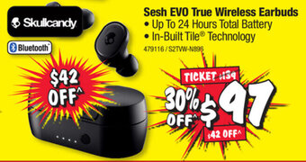 JB Hi-Fi Skullcandy Sesh EVO True Wireless Earbuds offer